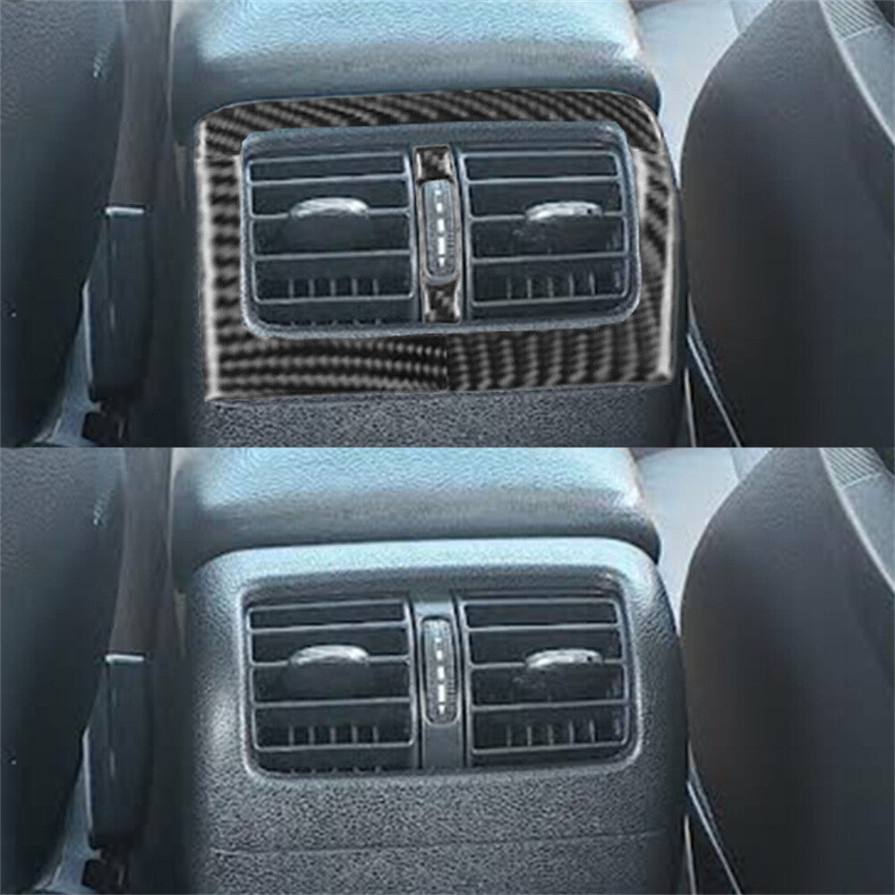 for Mercedes-Benz C Class W203 2005-07 Rear Air Vent Outlet Cover Carbon Fiber¡Á2