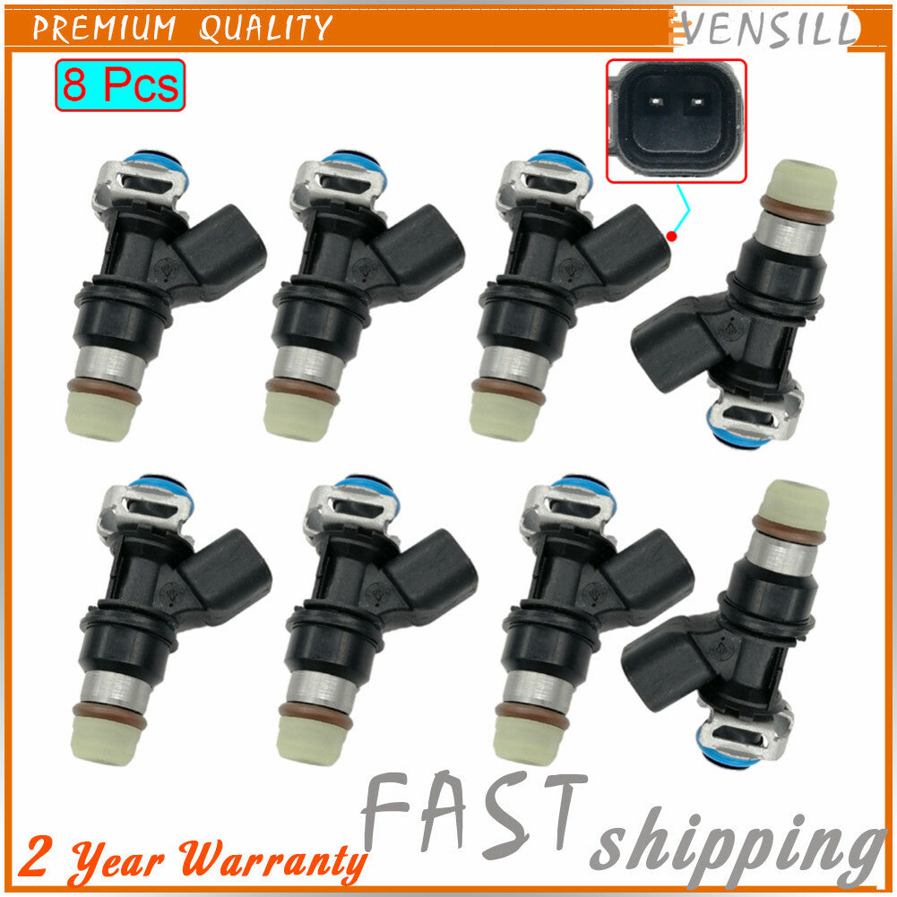 8PCS Fuel Injector Nozzle 17114605 1207A