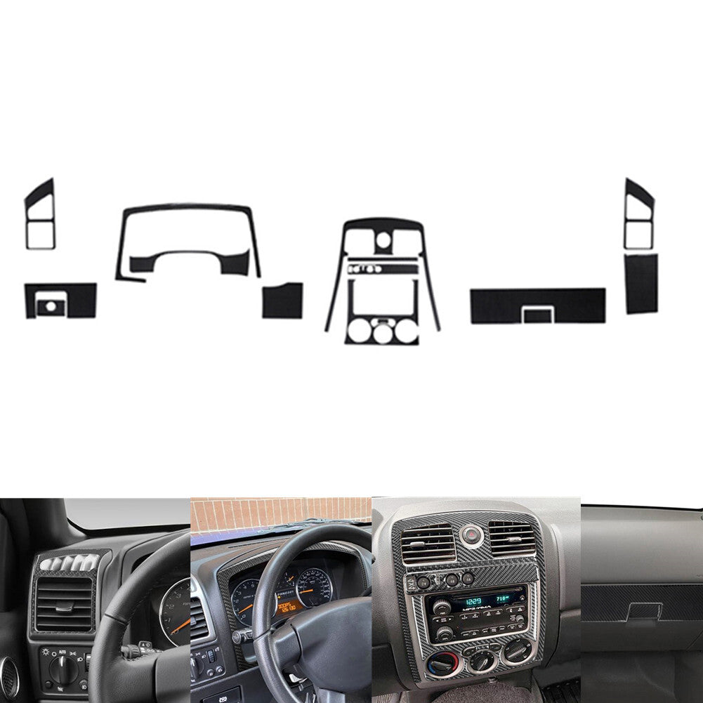 24Pcs Carbon Fiber 2Door Dash Cover Trim Kit For Colorado 2004-12/ for Canyon 2005-12