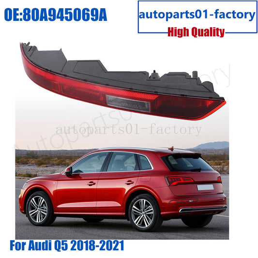 1RearLeft Bumper Lower Tail Light Brake Stop Turn Signal Lamp for Audi Q5 18-21