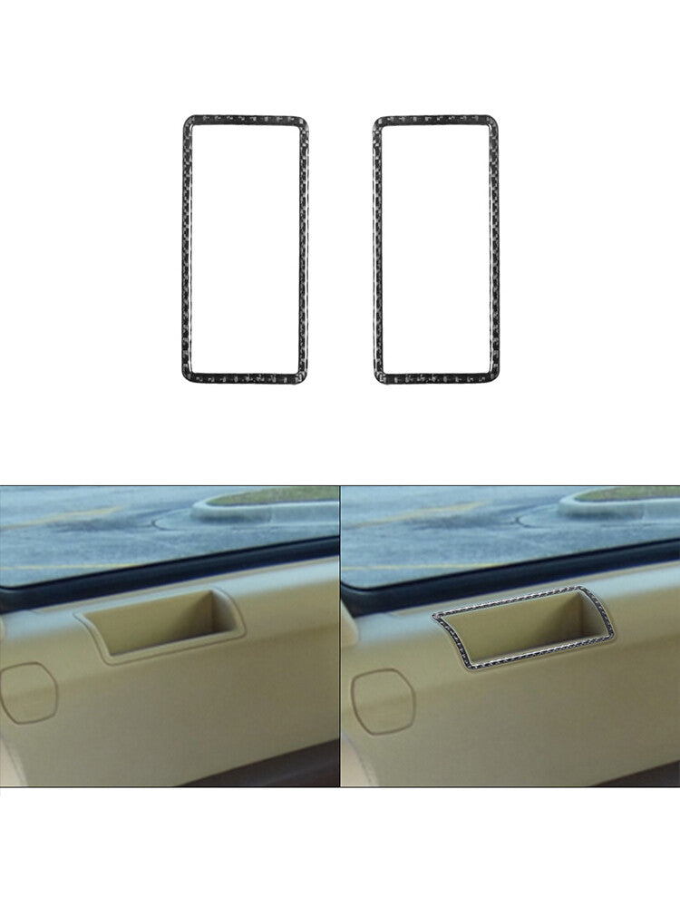 for Mercedes R-Class 2009-2012 Door Storage Slot Frame Trim Cover Carbon Fiber