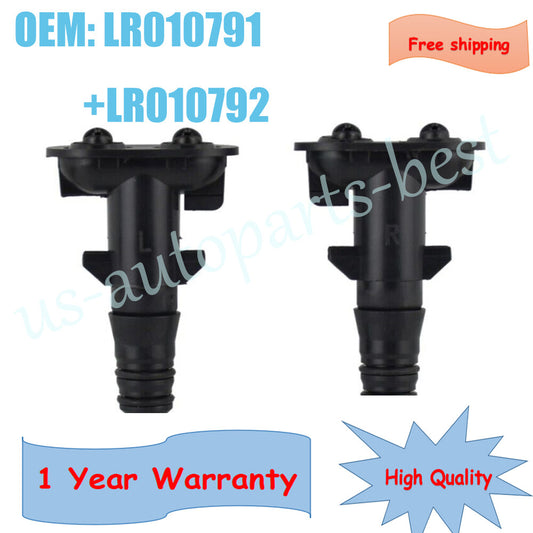 1Pair Left+Right Headlamp Washer Jet Nozzle for Land Rover for Range Rover 2010-2012