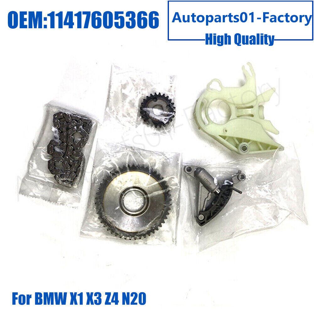 5pcs Engine Oil Pump Timing Drive Chain Repair for BMW X1 X3 Z4 N20 11417605366
