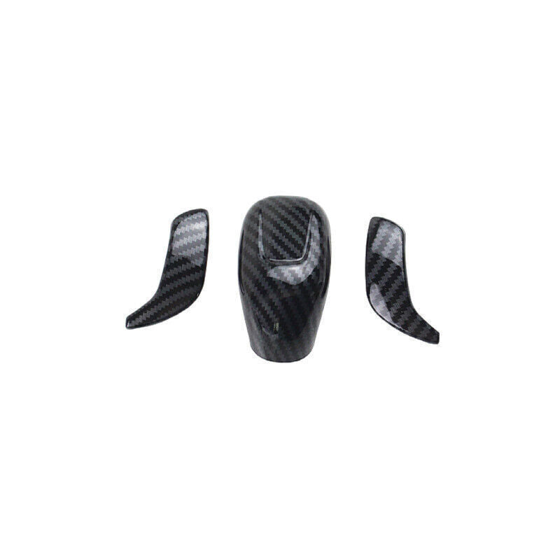 for Nissan Altima 2019-2022 Carbon Fiber Central Console Gear Shift Knob Trim 3X