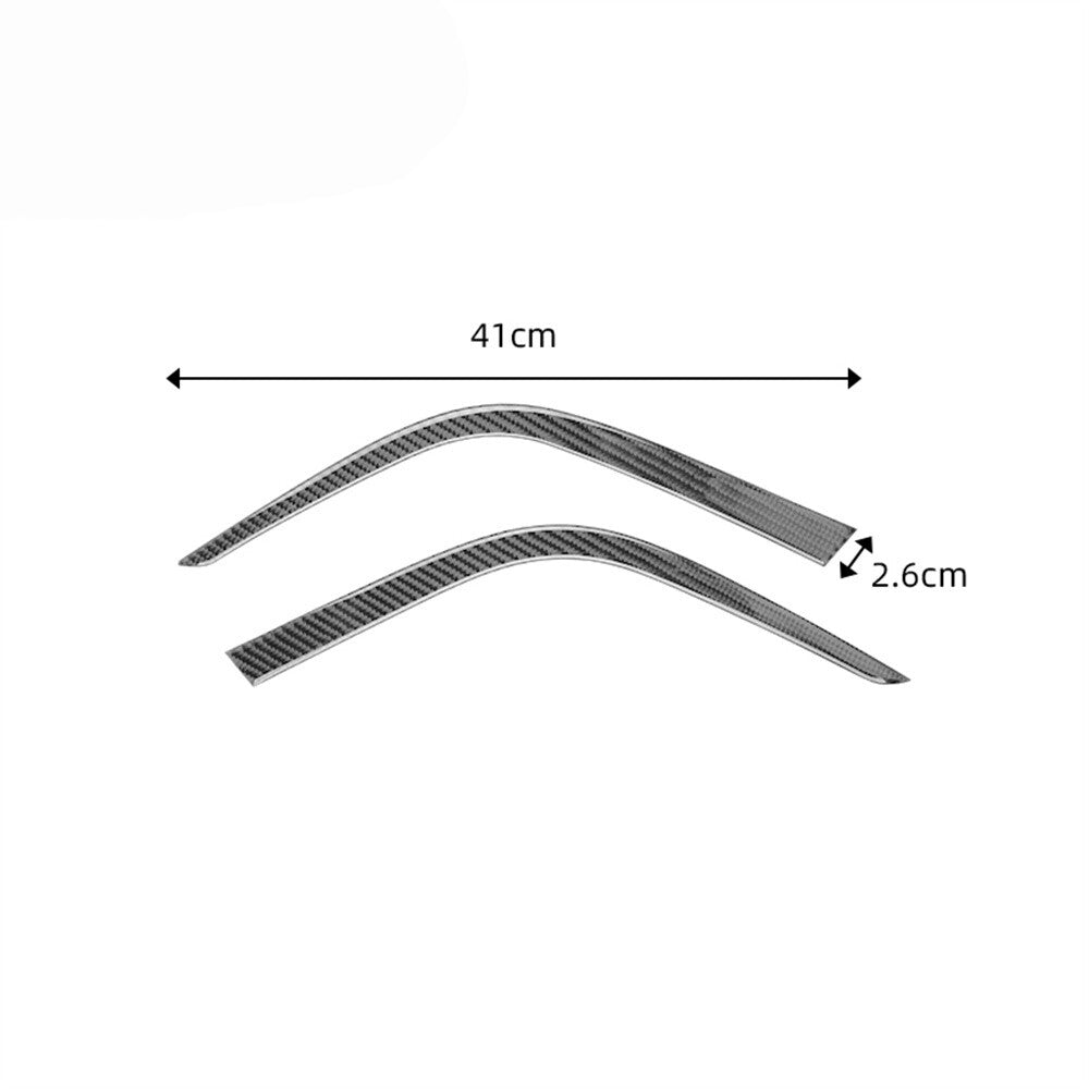 Carbon Fiber Gear Shift Side Strip Decor Cover Trim for Toyota for Corolla 2007-2013