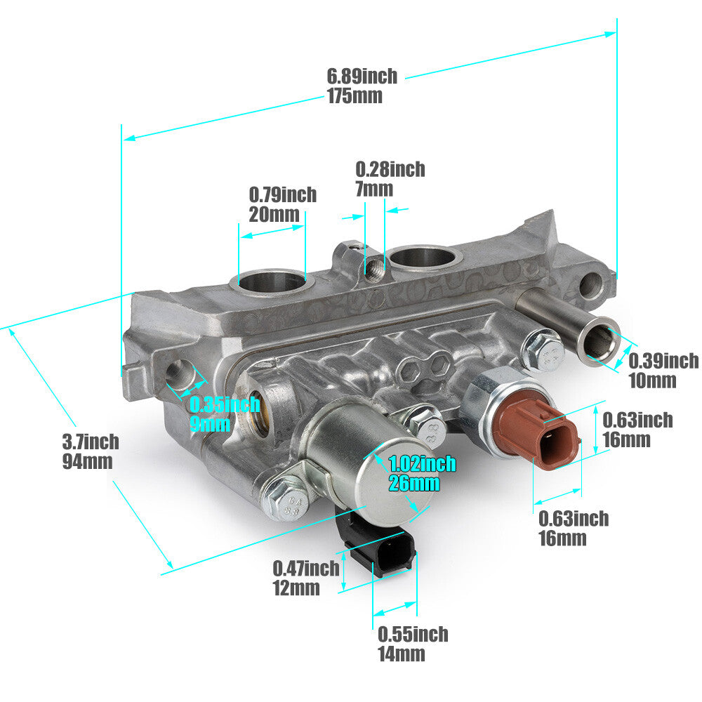 1PCS Engine Variable Timing Solenoid for Honda Odyssey Aucra for RDX 15810-R70-A04