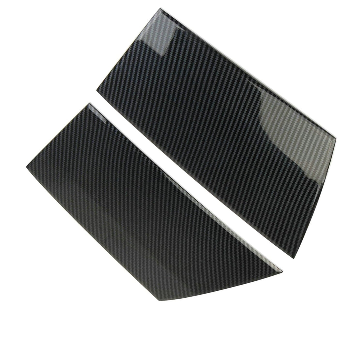 Carbon Fiber Style Exterior Car Window Pillar Trim Cover Fit for Nissan 370Z NEW
