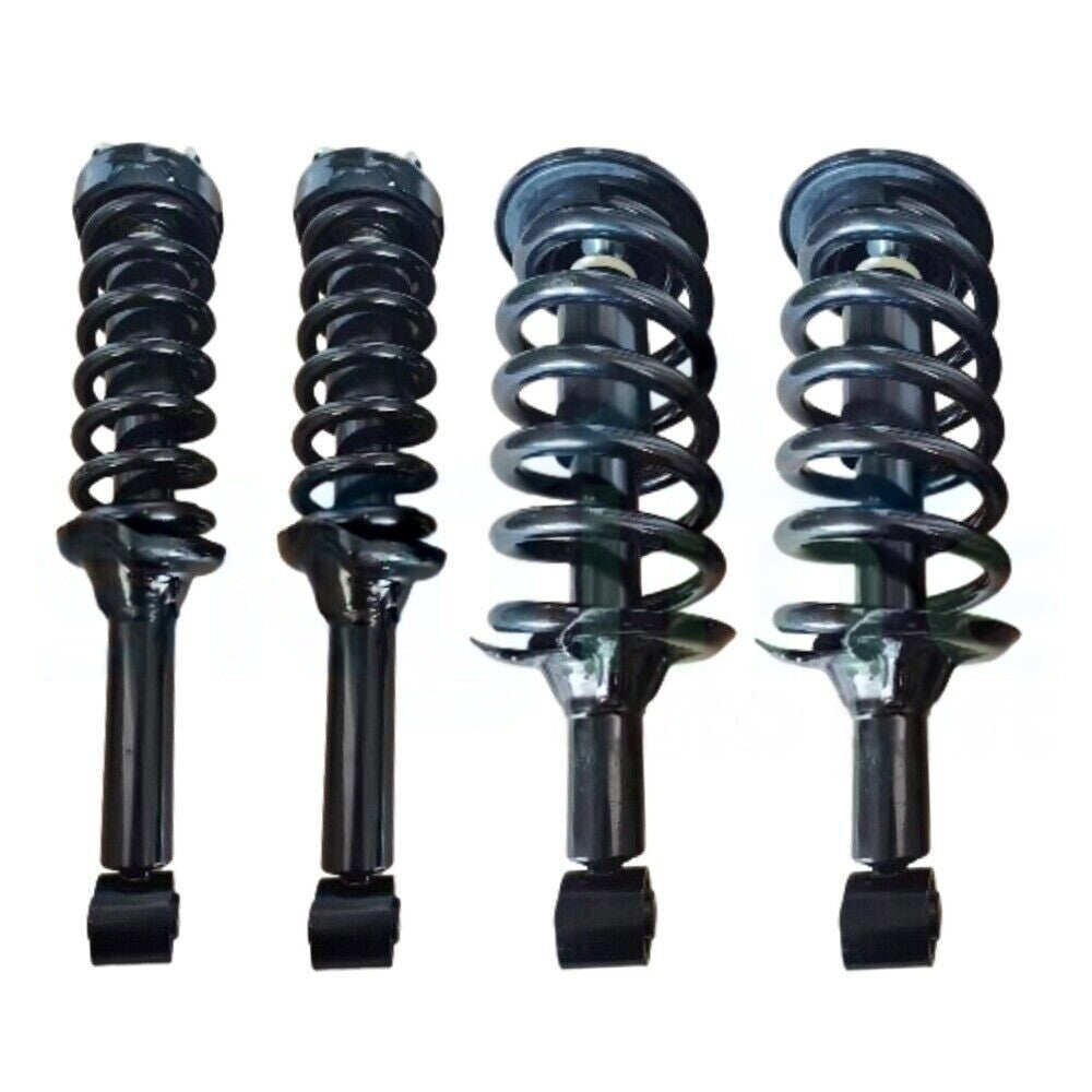 4X Front Rear Shock Strut Assys for BMW E60 E61 530xi 528i 535i AWD W/O Electric