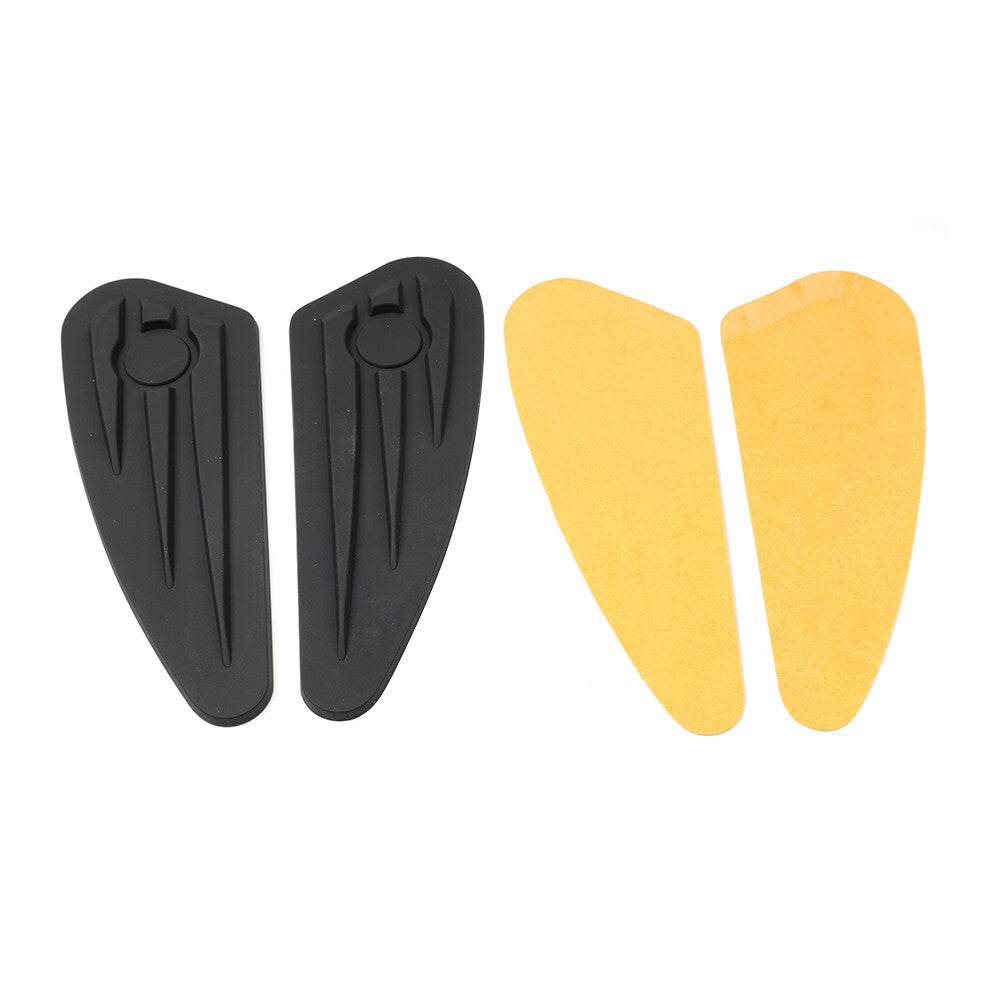 2X Universal Motorcycle Decals Tank Traction Pad Fuel Gas Knee Protection