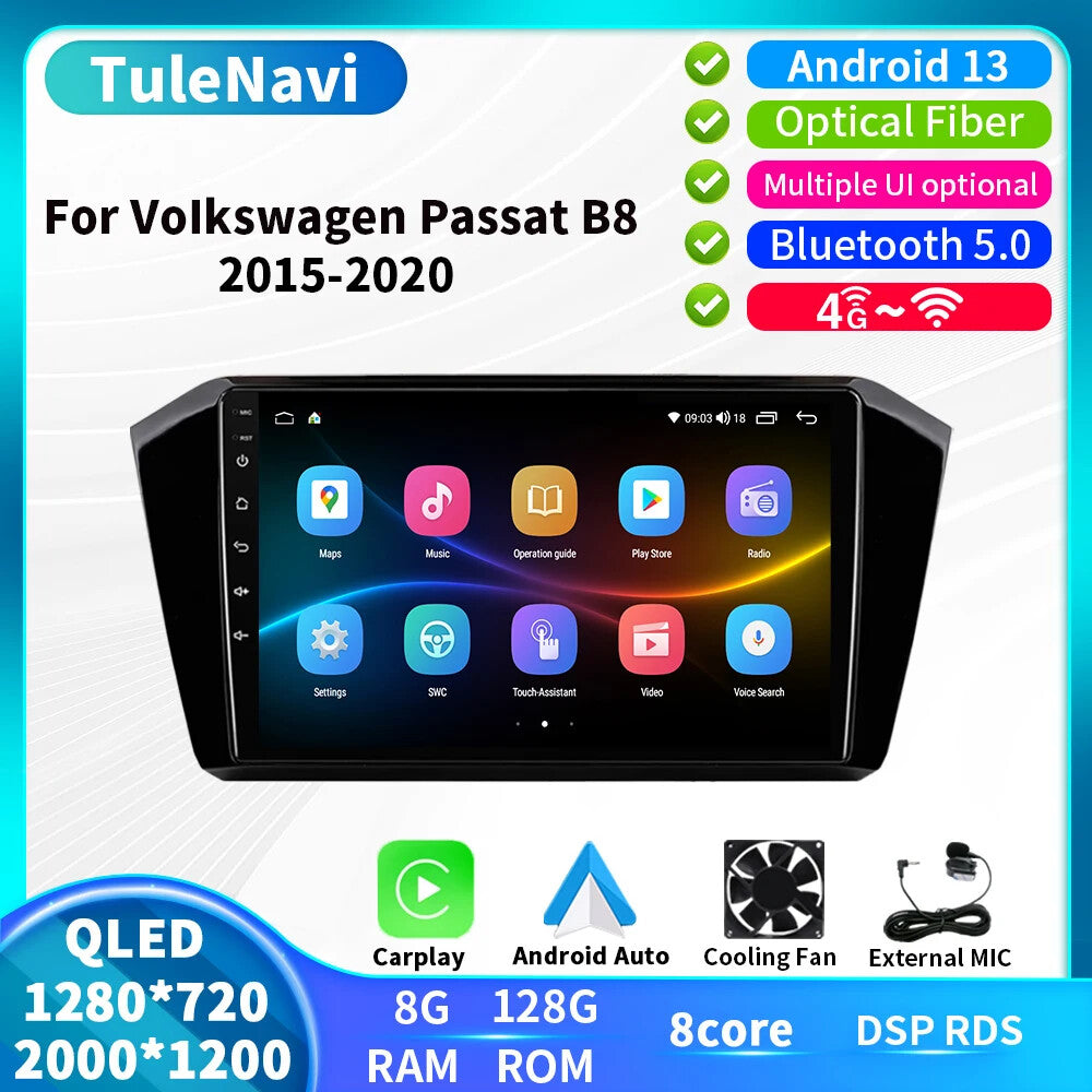 Screen for VW for Volkswagen for Passat B8 Car Auto Radio Multimedia Player Carplay GPS
