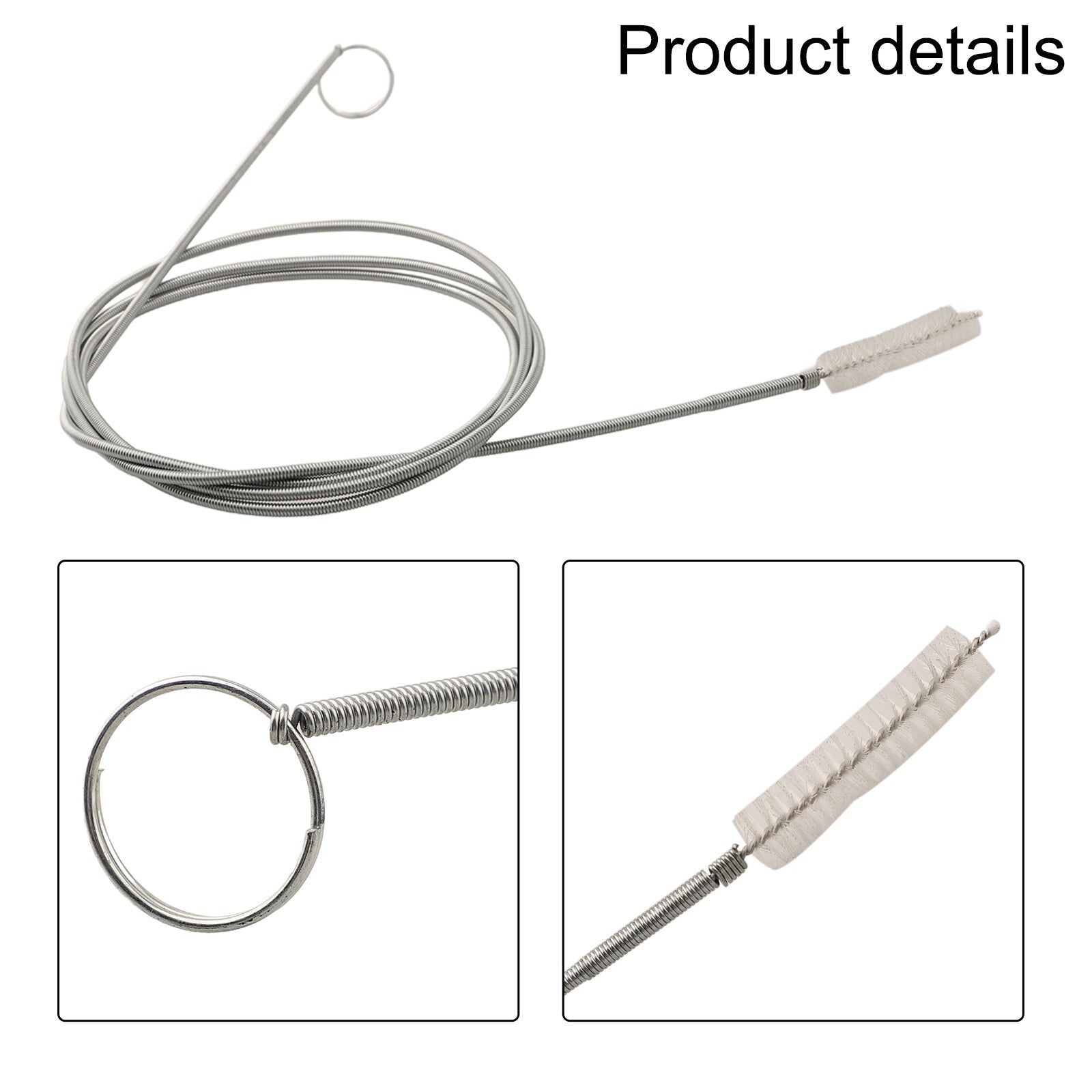 1x Flexible Car Drain Dredge Sunroof Cleaning Scrub Brush-Tool Accessories 150CM