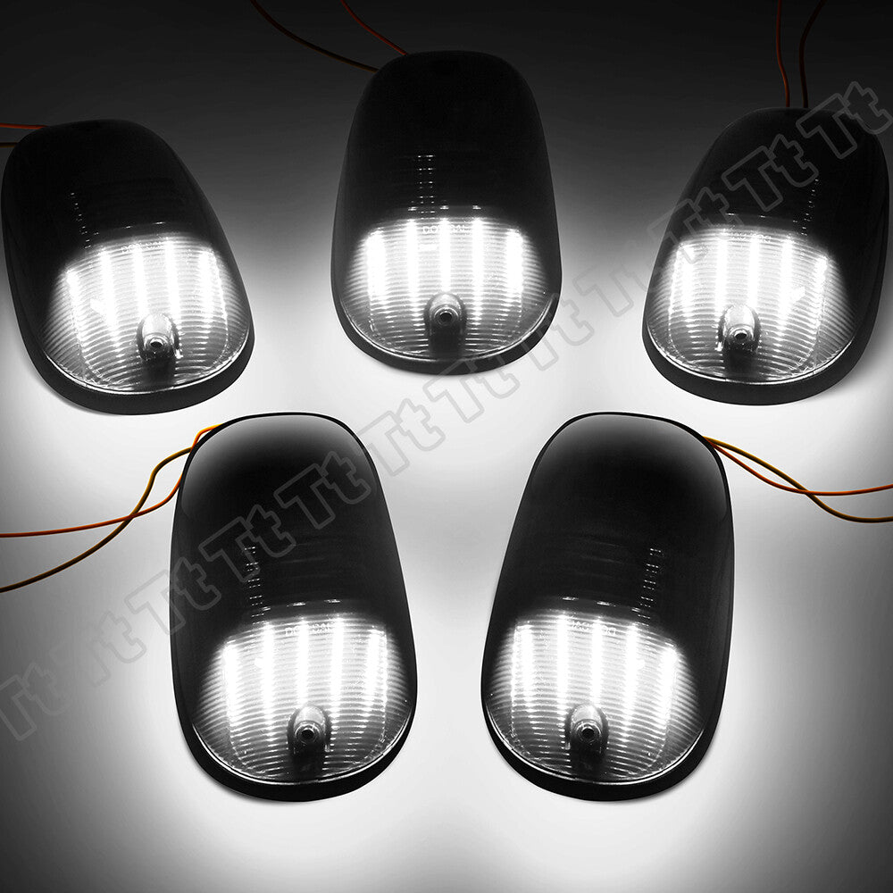Suitable for 2003-2018 for Dodge for Ram 1500 2500 3500 Smoked LED Cab Roof Marking Daytime Lights