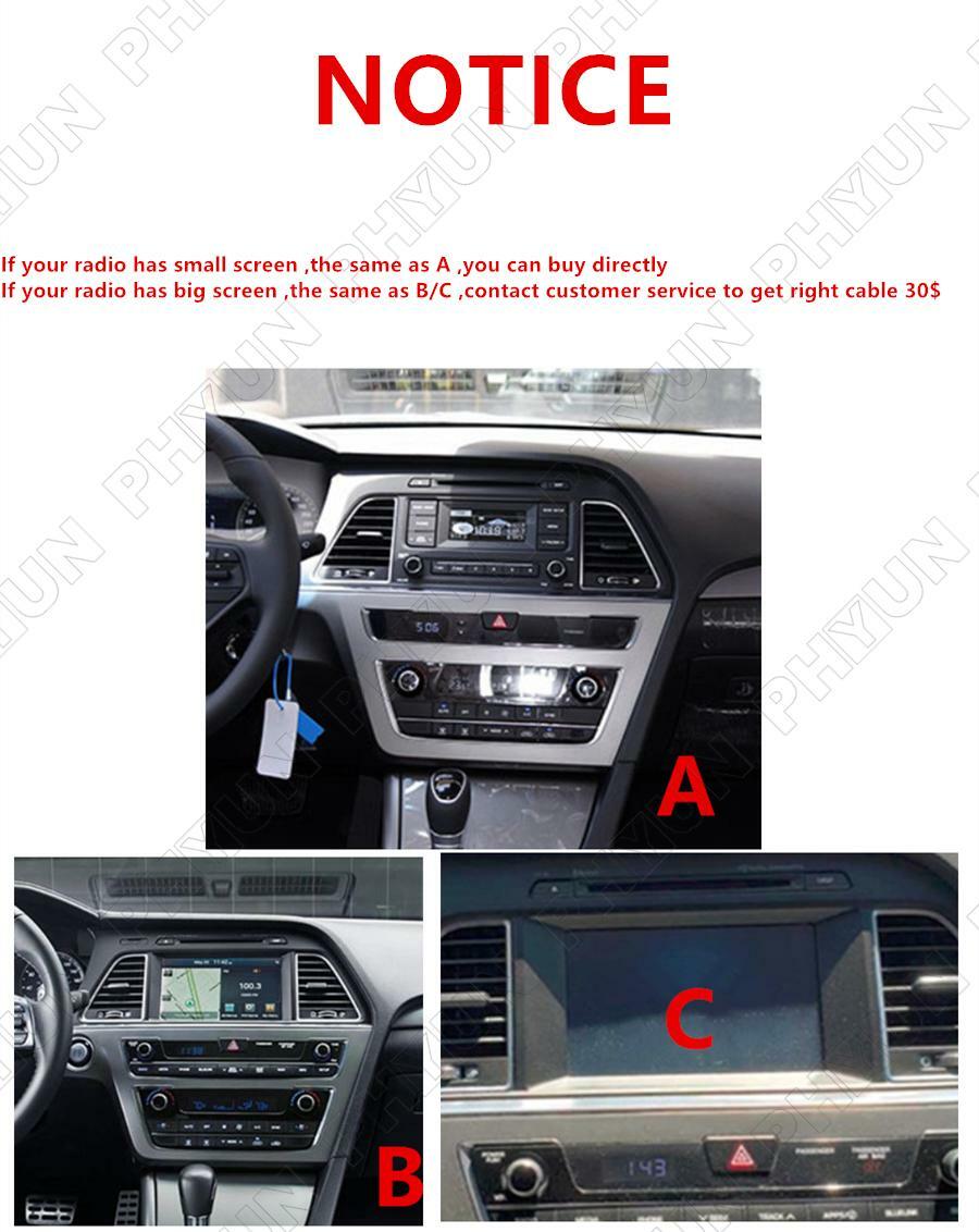 Android 10.1 9 Stereo Radio GPS WIFI Navi Head Unit for Hyundai Sonata 2015-17