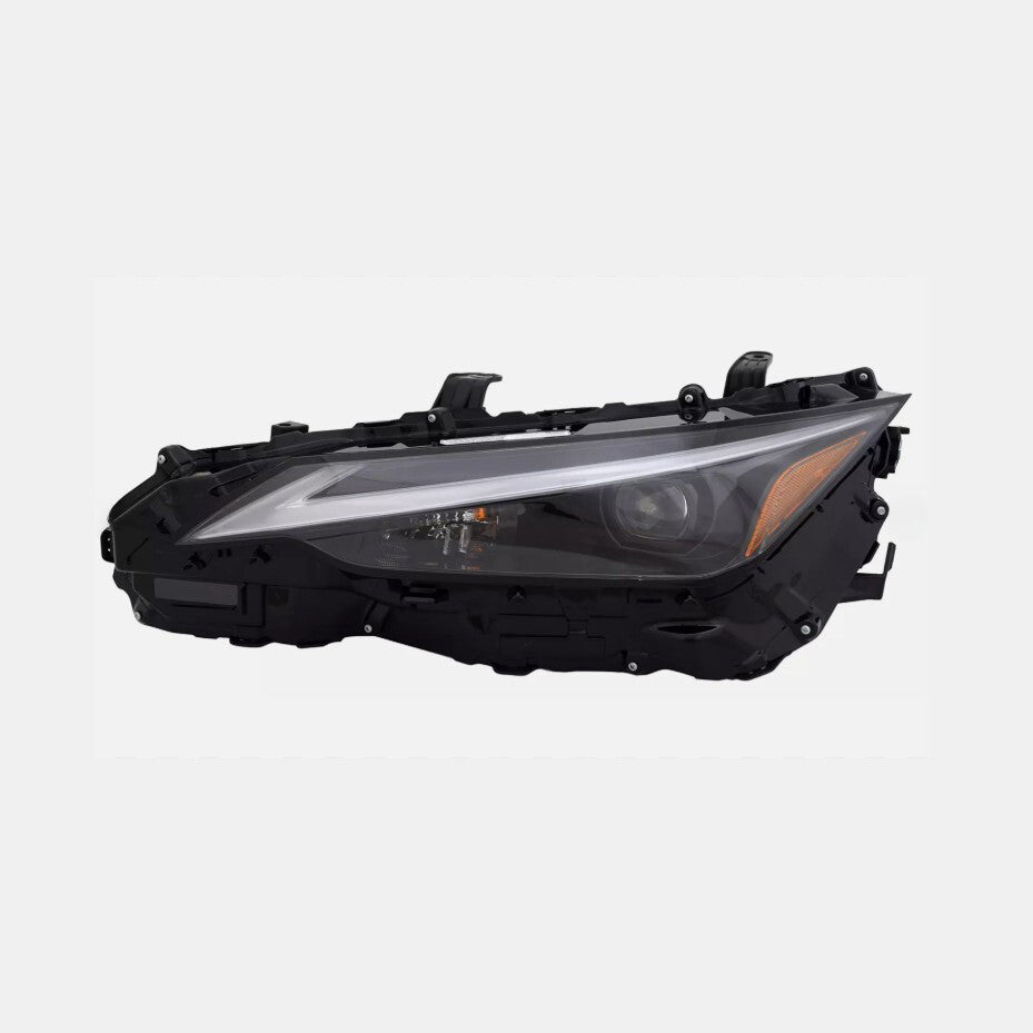 Dual LED headlights on the left-hand drive side are suitable for Lexus IS300/IS350 models (2021, 2022, 2023).