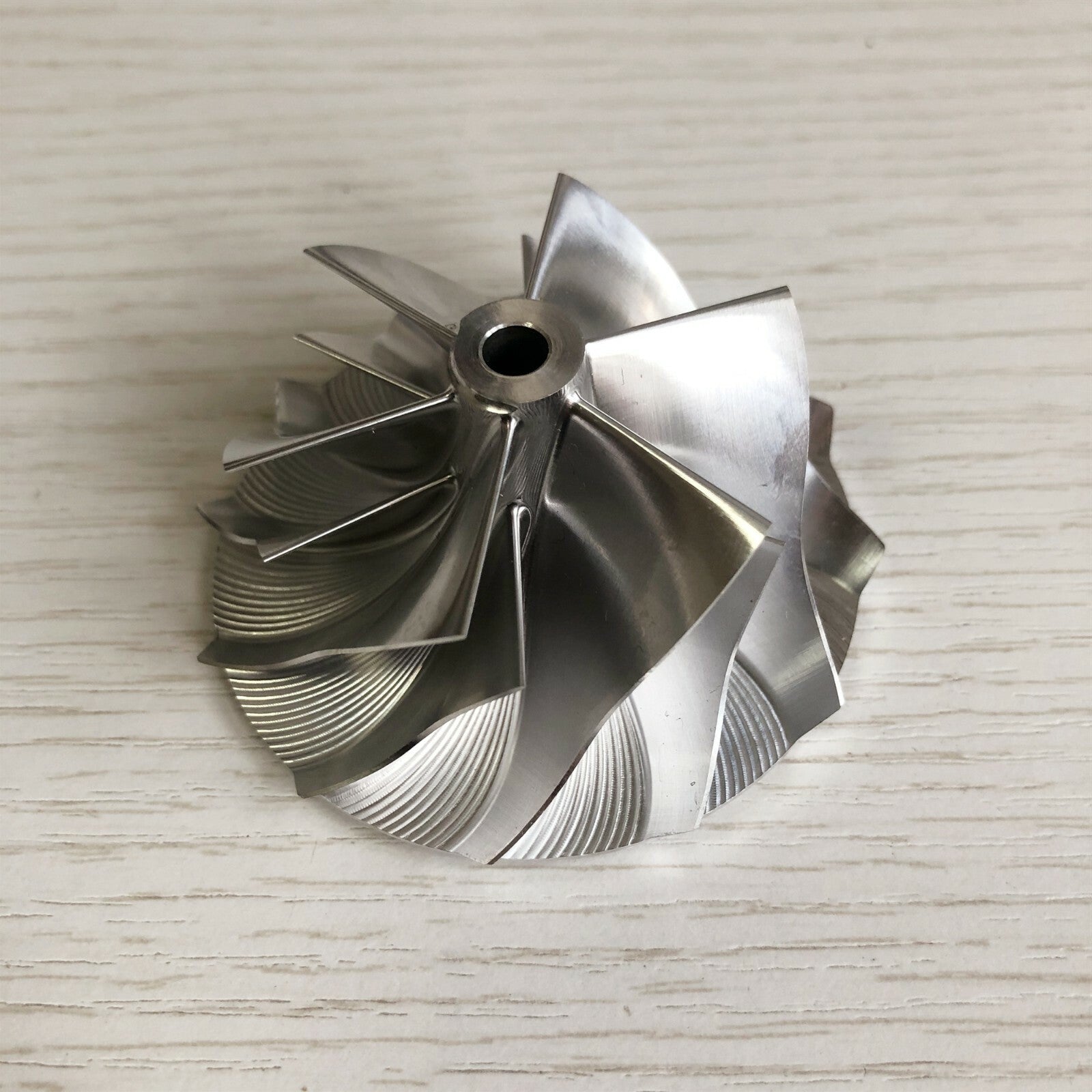 RHF5 47.00/60.50mm 6+6 blade reverse performance billet compressor wheel