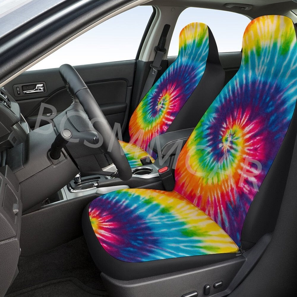 2PCS Car for Seat Covers Front Row Set High Back Bucket for Seat Washable Fabric