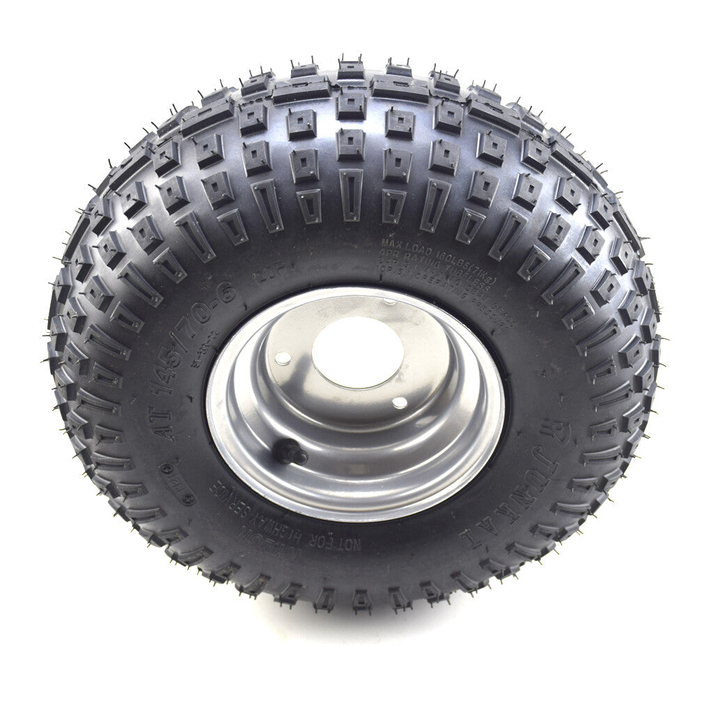 145/70-6 6-inch Off Road Vacuum Tire  wheel hub Assembly 50cc 70 90 110 125cc