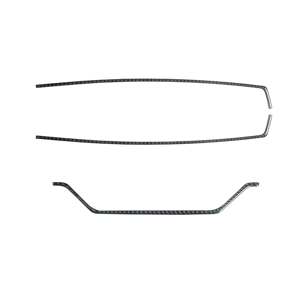 Carbon Fiber Console Panel Upper Decorative Cover Trim for Ford for Mustang 2005-09