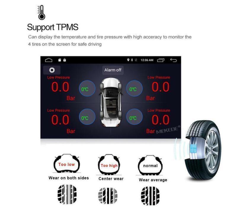 Unit Android 9.1 2 DIN 10.1 Touch Screen Car Wifi 4G GPS Radio MP5 Player Head