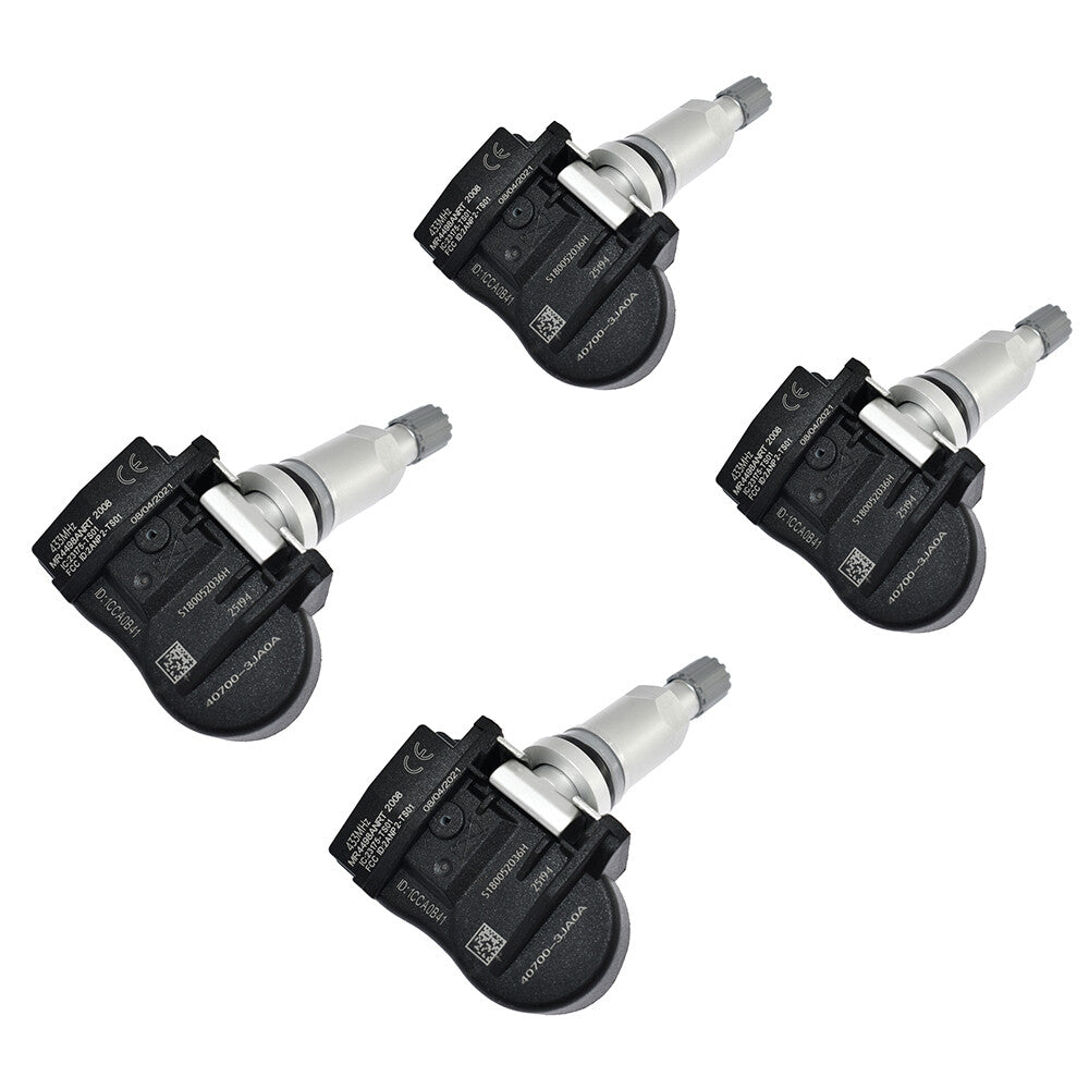 407003JA0A 4PCS TPMS Tire Pressure SensorFor for INFINITI for NISSAN 407003JA0B 433Mhz