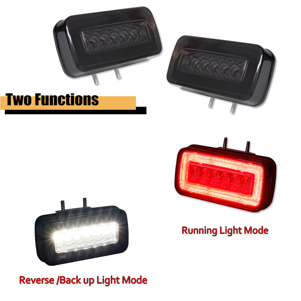 Smoked lens LED rear fog light, backup reverse light suitable for Mercedes W463 G-Class
