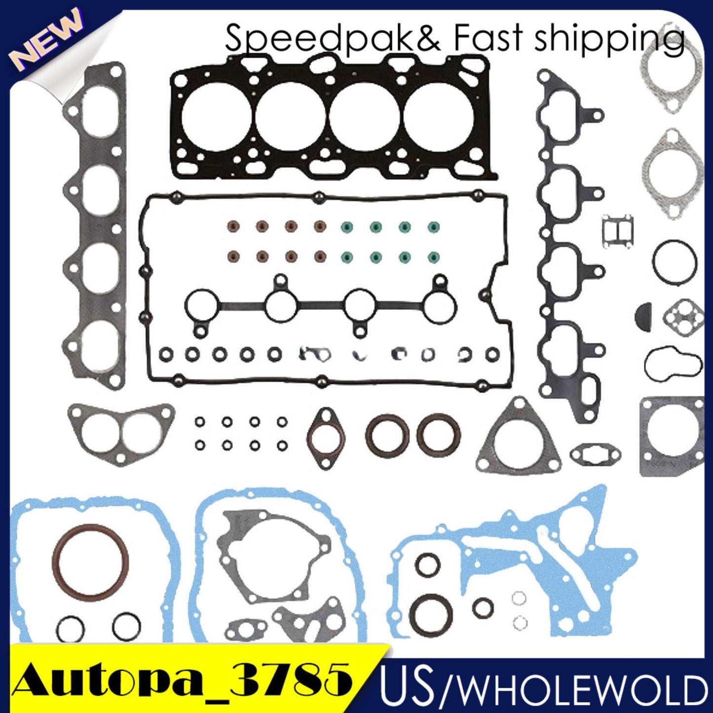 G4JS Engine Overhaul Gasket Seals Kit Set For 99-05 for Hyundai for Kia Optima 2.4L