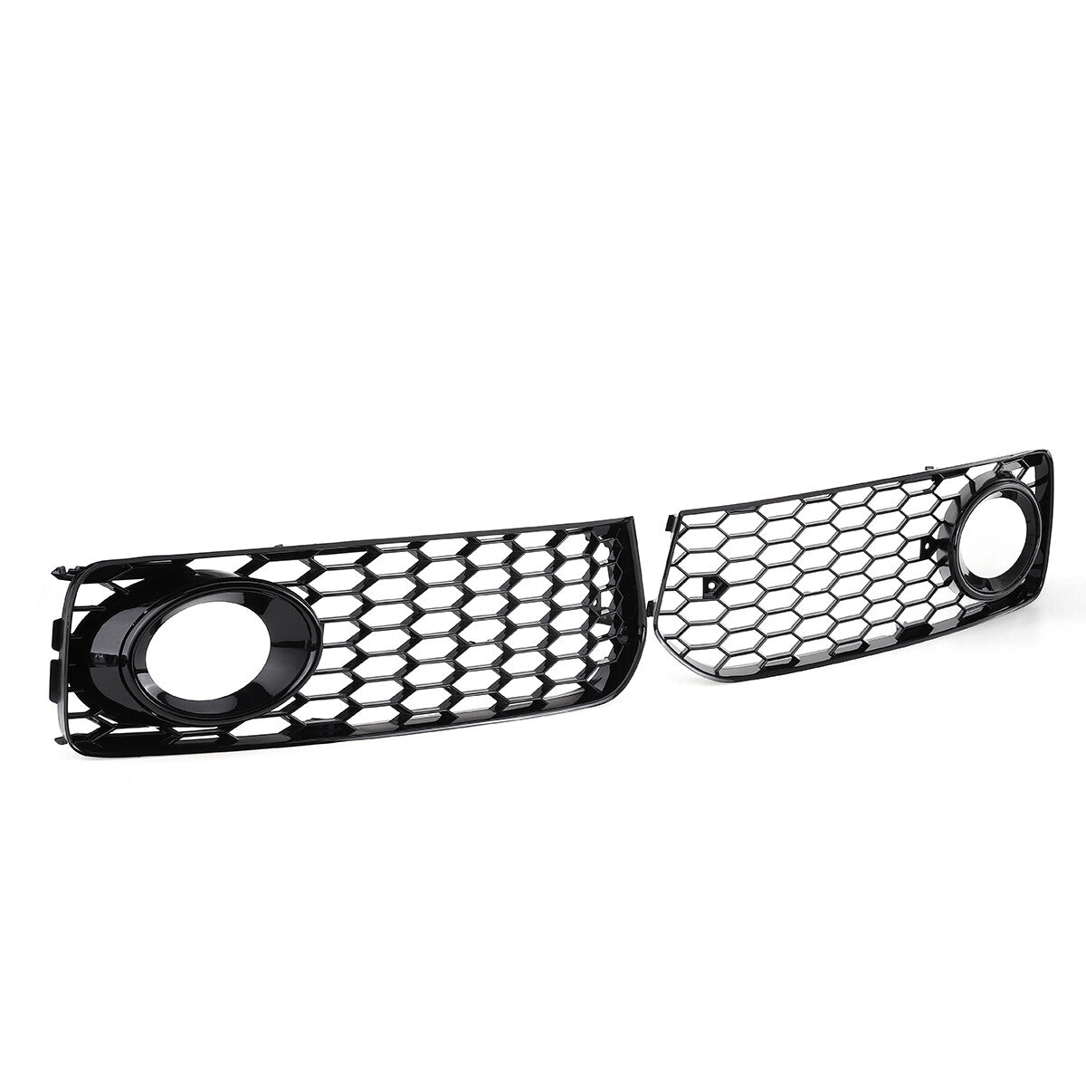 2-piece front bumper fog light grille covers for 08-12 for Audi A5 S series S5 B8 RS5