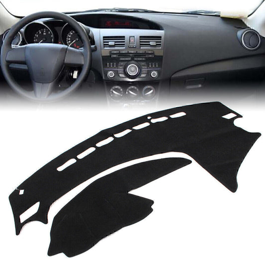 1x Black Dash Mat Dashboard Cover Dashmat Fit for Mazda 3 2009 2010 2011 2012 2013