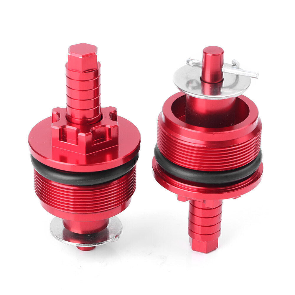 Sto?d?mpfer Vorne Regler Einstellschraube F¨¹r for Honda CMX250 CNC ROT Aluminum