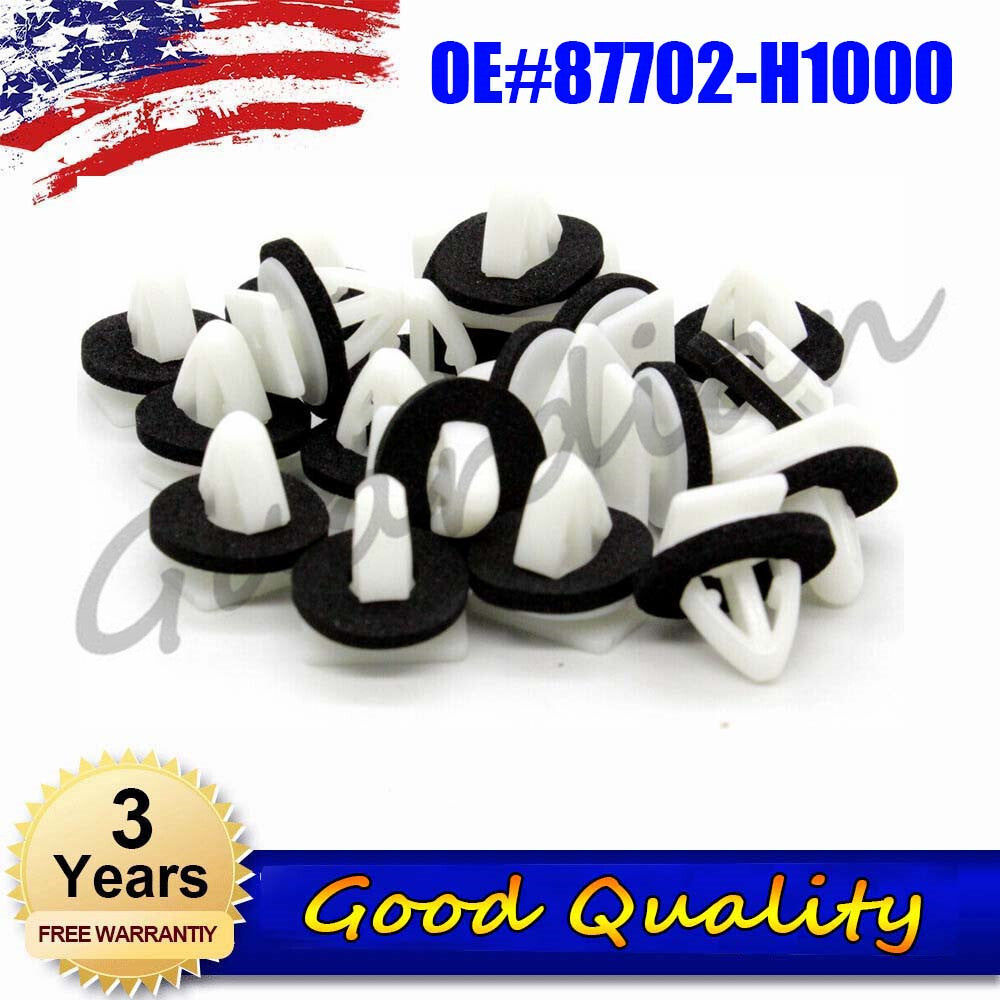 30-piece rocker arm molding clamp with sealer 87702-H1000 kit for Auveco for Hyundai Azera