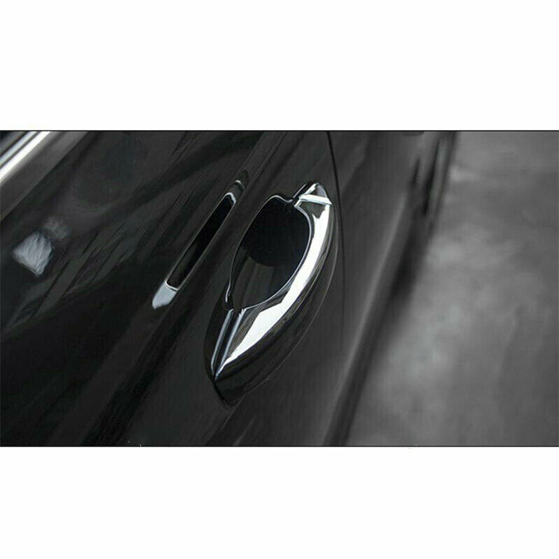 for Audi for A6 C7 12-17 8pcs Chrome Silver Car Door Handle Cover Trim