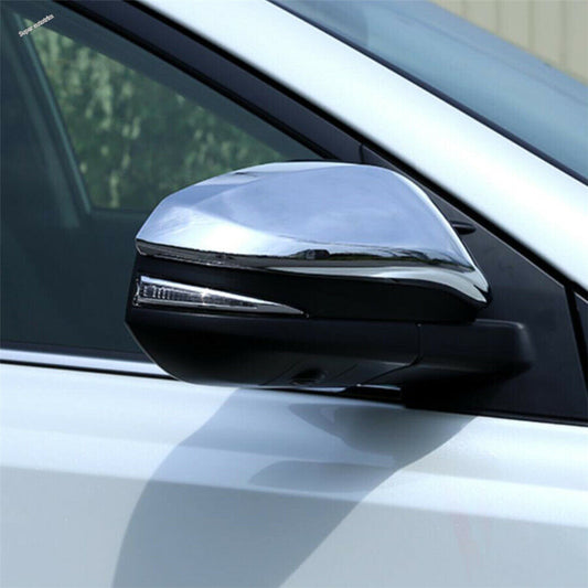 Chrome Side Mirror Cover Trim For 2020-2023 for Toyota Harrier Venza ABS Rearview 2P