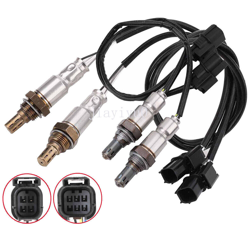 Set of 4pcs Up+Downstream Oxygen Sensor for Porsche for Cayenne 9PA S 4.5 2002-2007