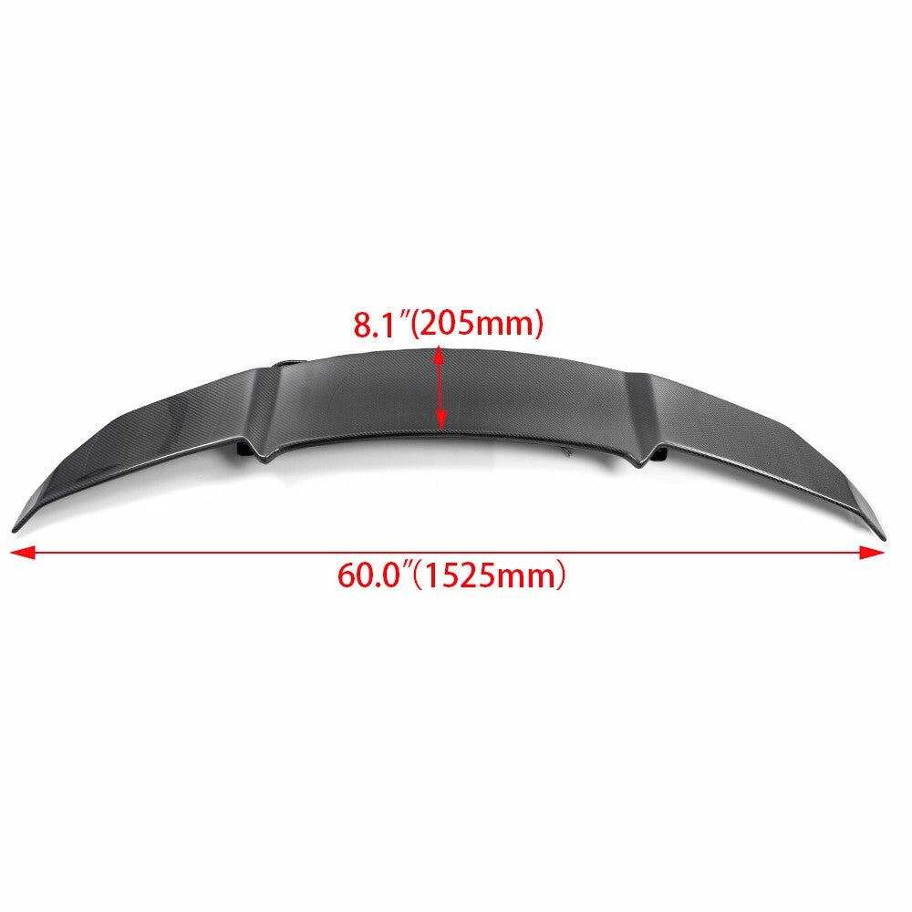 New Real Carbon Fiber Electric Automatic Lift Tail Rear Trunk Spoiler Wings