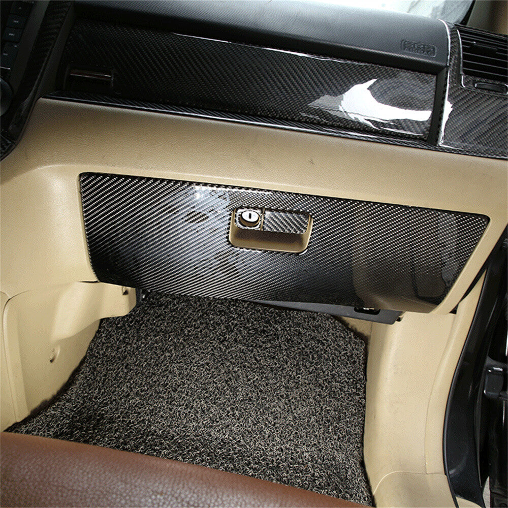 Carbon Fiber Dashboard for Co -pilot Under Anti-kick Panel Trim for Honda CRV 2007-11