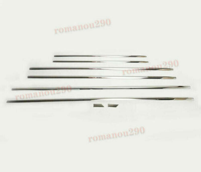 for Toyota for Sienna 2021-23 Chrome Steel Side Window Bottom Strip Molding Trim 8x