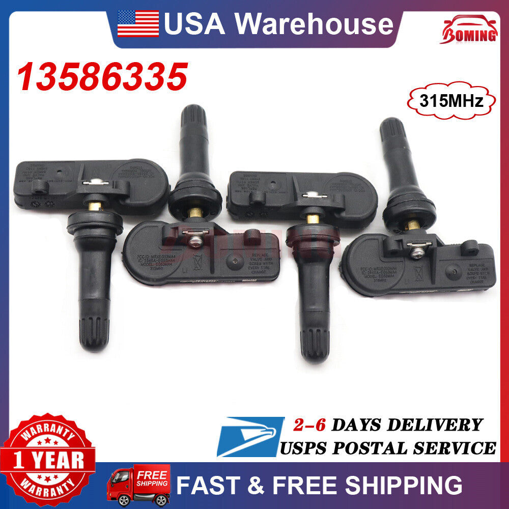 NEW 4x 13586335 315MHz TPMS TIRE PRESSURE SENSOR for Chevy Silverado 1500 for GMC US