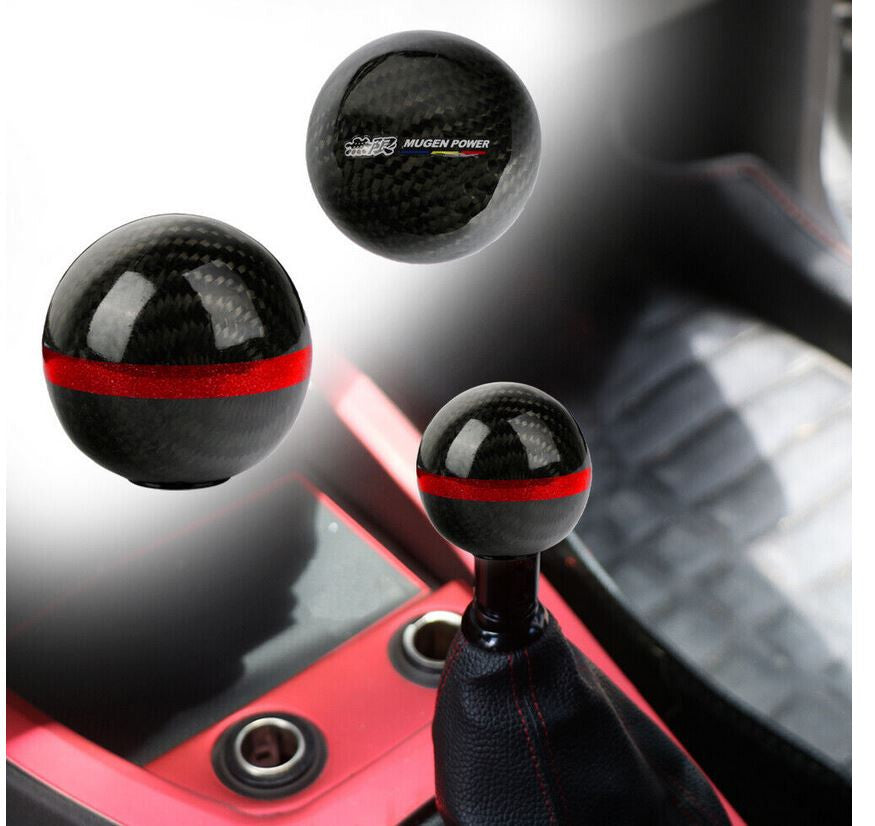 Manual shift lever, Mugen carbon fiber, red, suitable for Honda for Acura