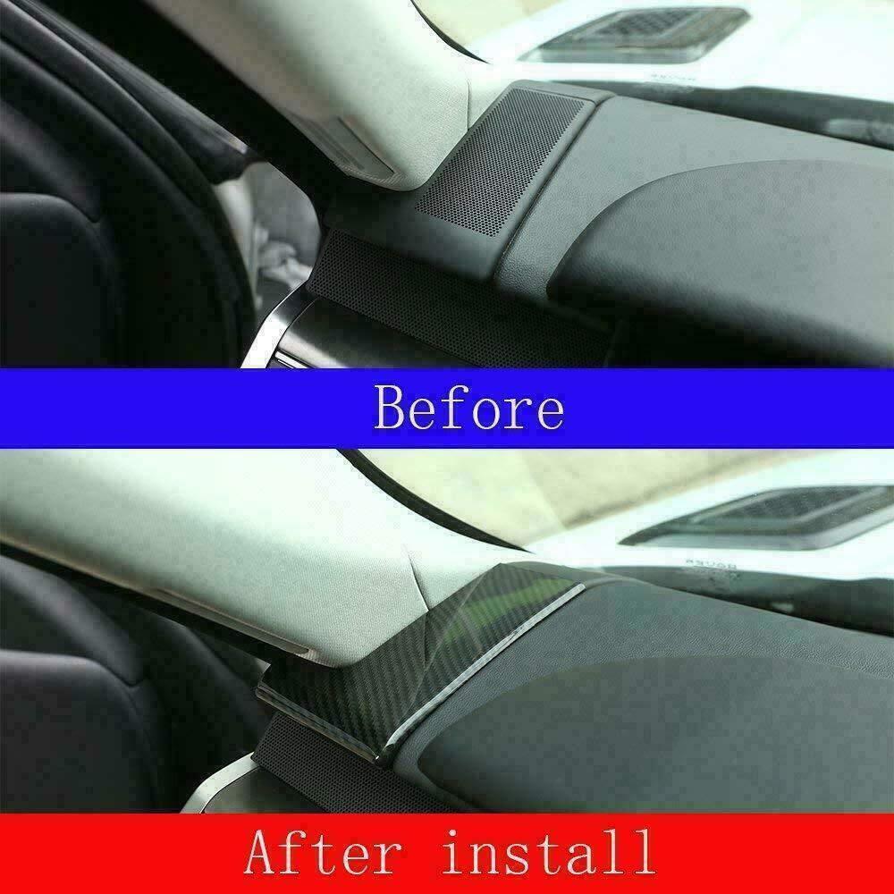 2P Dashboard Decor Cover for Land Rover for Range Rover Sport 2014-2017 Carbon fiber
