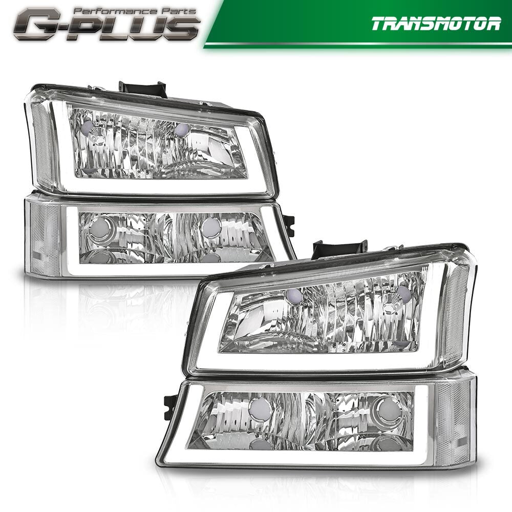 2003 - 2007 Black, Purple, Red, and White Stone 1500 2500 3500 LED DRL Tianshui + Red Plaster