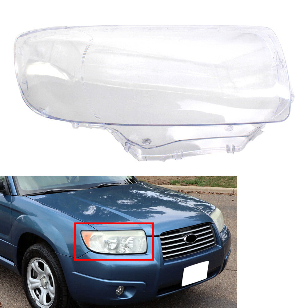 Headlight Lens Cover Headlamp Shell Right for Subaru Forester 06-08 Transparent