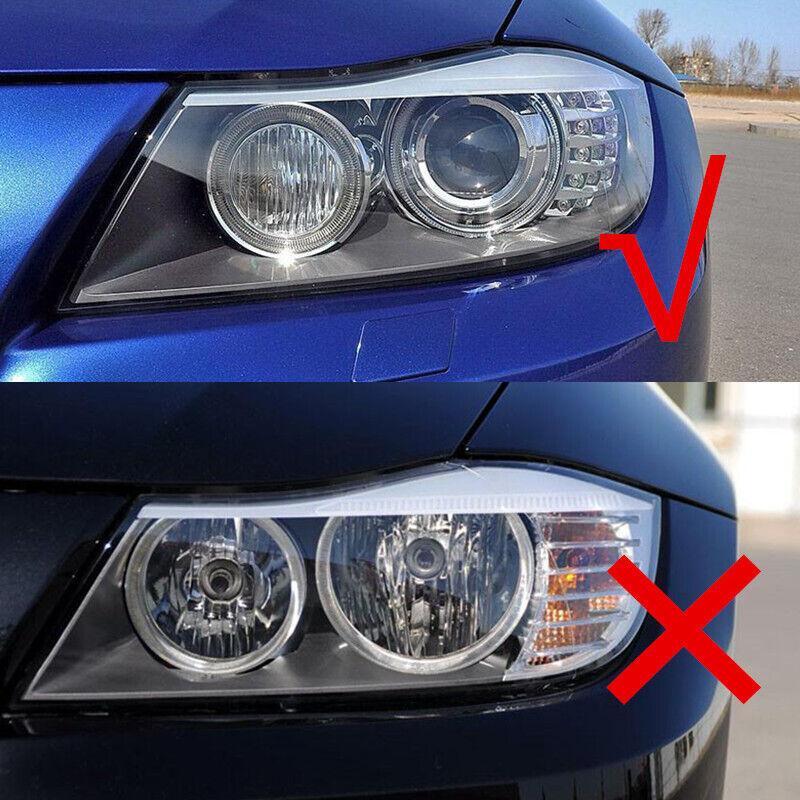 for BMW 3-Series E90 2005-2012 Right Side Headlight Clear Lens Cover + Sealant
