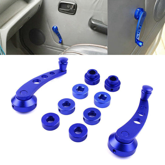 2x Universal Window Handle Winder Riser Winder Crank Riser Aluminum Alloy
