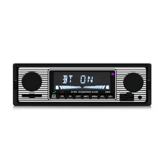 Car FM Retro Radio Player Bluetooth Stereo MP3 USB AUX Audio+ Remote Vintage