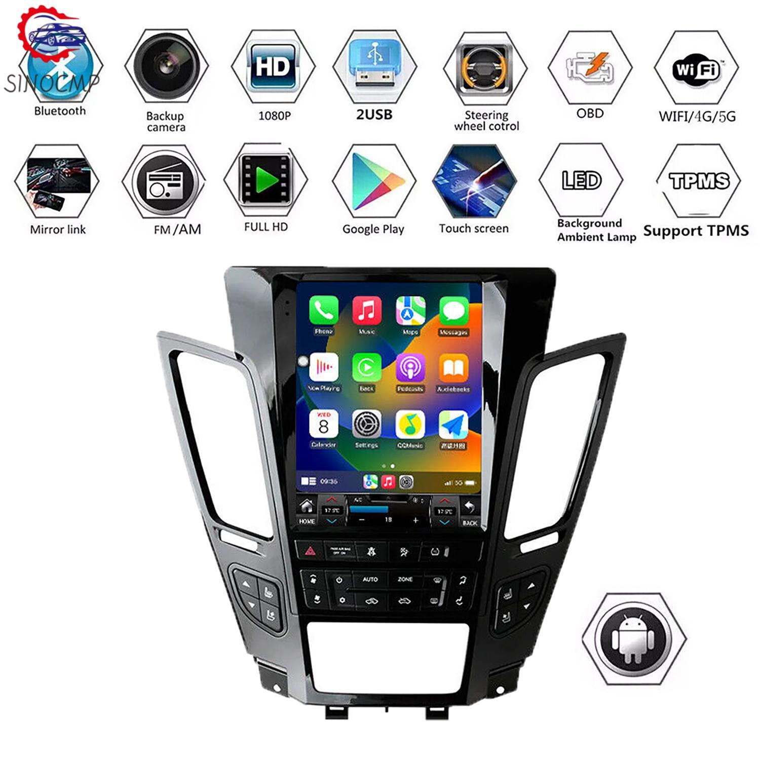 Car Carplay Radio Multimedia Player for Cadillac CTS Android 11 GPS Stereo 07-12