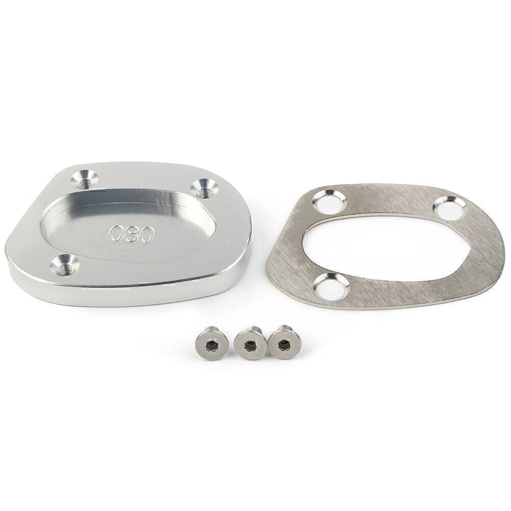 Silver Side Stand Extension Kickstand Enlarger Plate for Speed Twin 1200 2019-21