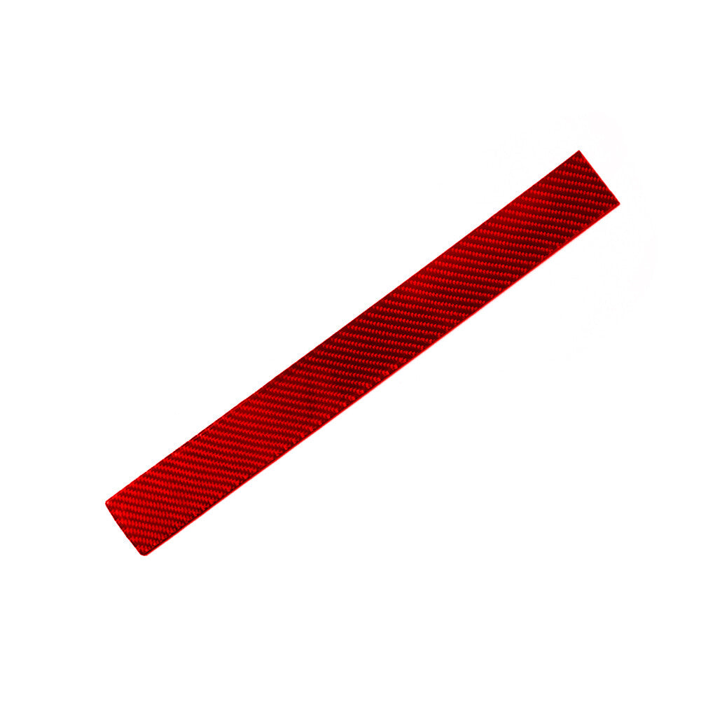 Red Carbon Fiber Glove Box Decoration Cover Trim for Dodge for Ram 1500 2009-2012
