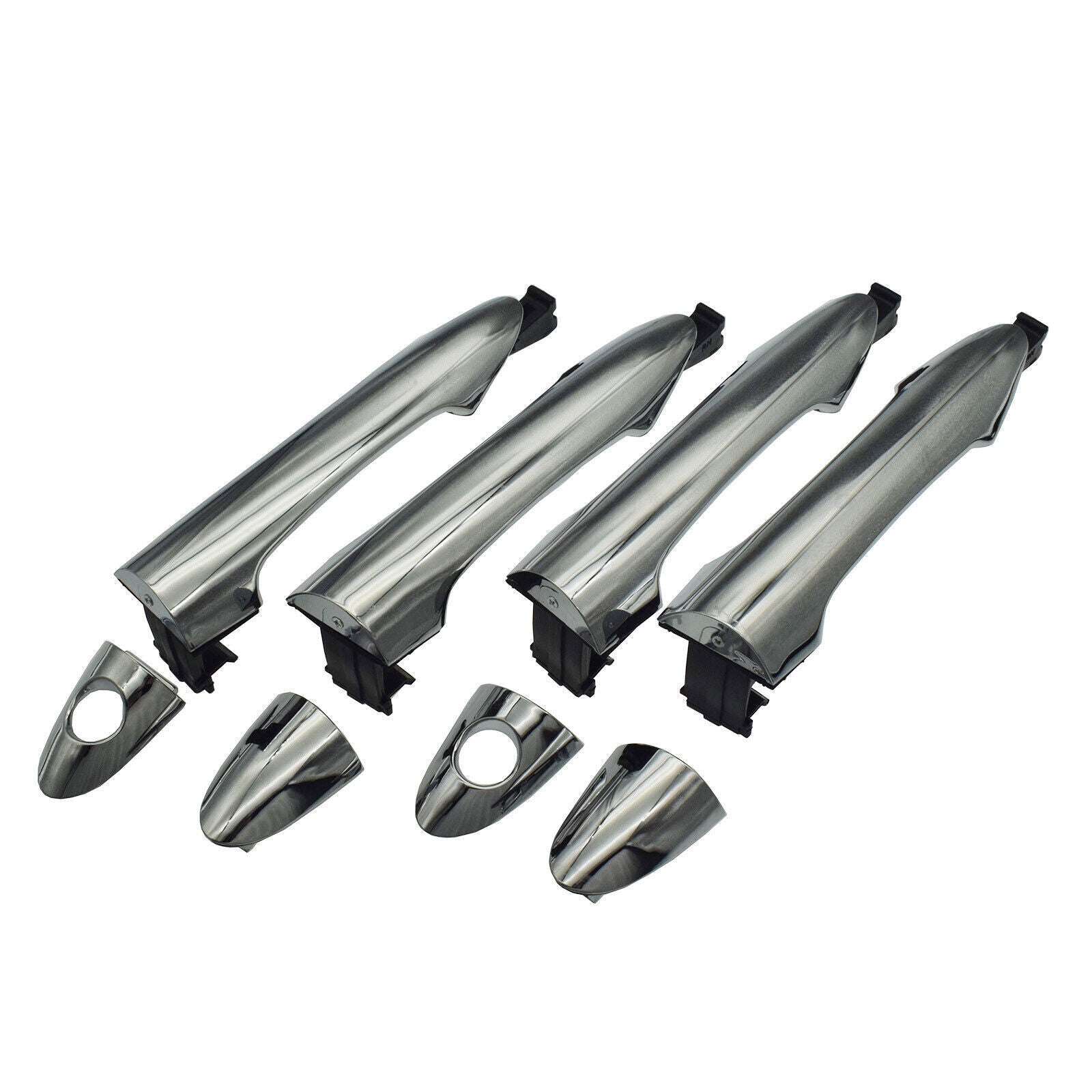 for Kia Picanto 2011-2016 Set of 4 Exterior Door Handles Chrome FL RL RR NEW