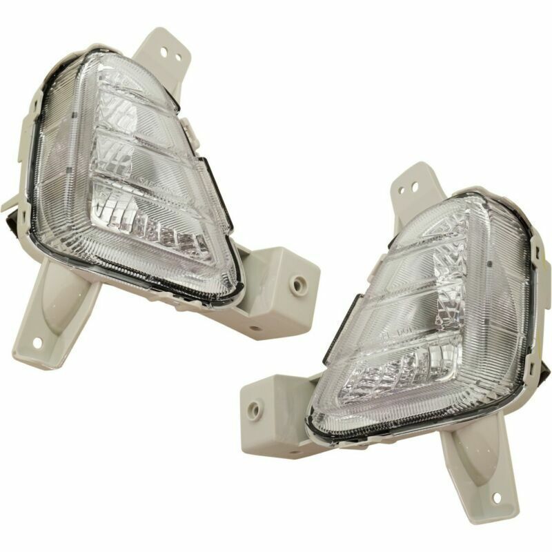 1 Pair Daytime Running Lights Fog Lamp for Hyundai SONATA 2018-2019