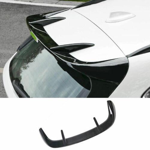 Fit for BMW X1 F48 2016 2017-2021 ABS Black Rear Trunk Spoiler Wing Flap 1PCS
